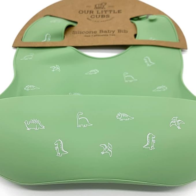Silicone Baby Bibs Adjustable Fit Baby Bib Waterproof Bibs Baby Eating Supplies Feeding Supplies