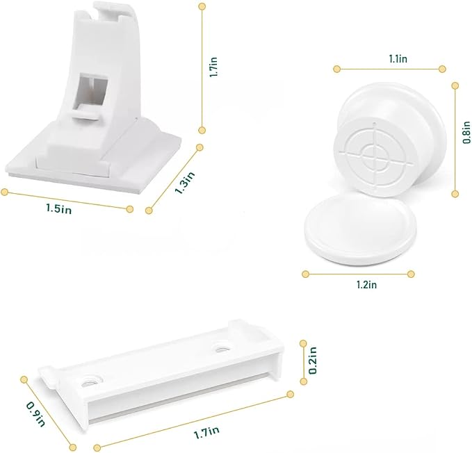 BABY PROOF ME 6 Safety Strap Locks Bundle with 12 Magnetic Cabinet Locks and 12 Corner Protectors
