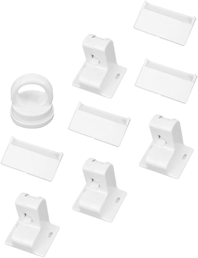 FAVOMOTO 2sets Cabinet Locks for Safety Easy-install Latches Multi-purpose Furniture for Homes