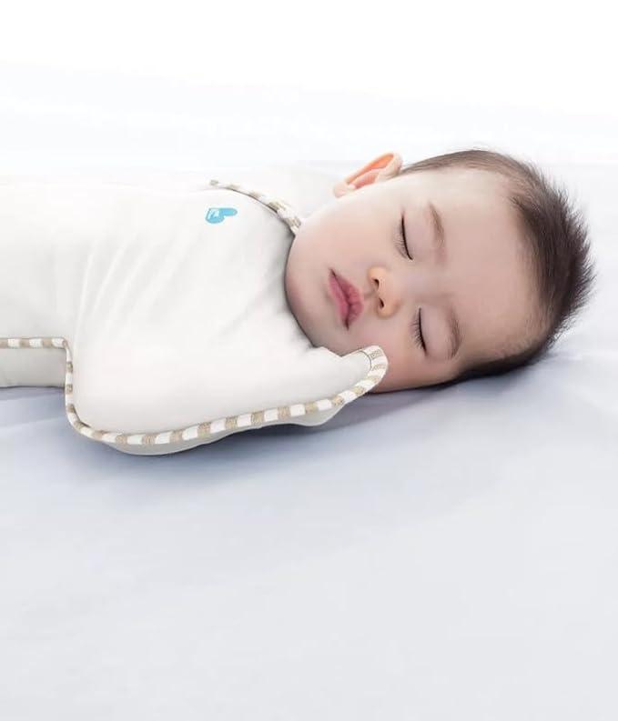 Love to Dream Organic Swaddle, Baby Sleep Sack, Swaddle Up Self-Soothing Swaddles for Newborns, Get Longer Sleep, Snug Fit Helps Calm Startle Reflex,1.0 Tog, Small 5-8.5lbs, Cream