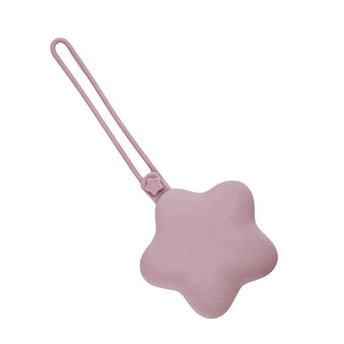 Star Shaped Pacifier Holder Case Silicone Keep Pacifiers Portable & Lightweight for Newborns Baby Boys and Girls