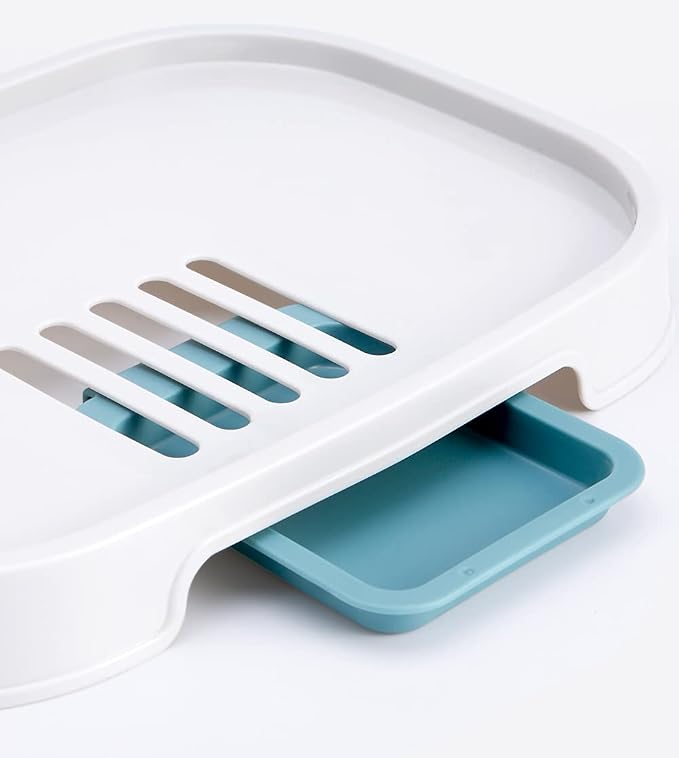 Baby Bottle Drying Rack Storage, Large Nursing Bottle Storage Box Organizer with Cover, Portable Kitchen Cabinet Organizer, Durable countertop Dryer