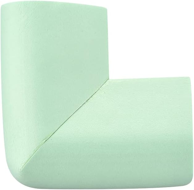 uxcell Corner Guards Edge Protectors, 8Pack U Foam Safety Bumper W Self-Adhesive Tape Furniture Corner Table Edge Guard, 2.16"x1.38"x0.31", Light Green