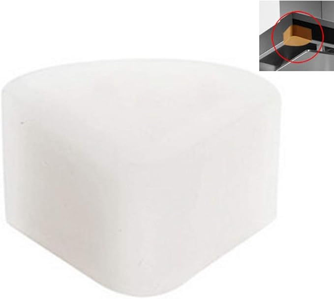 Corner Guards/Kitchen Wall Mount Range Hood Safety Edge Protector/Head Protector/High Resistant Adhesive Gel/Range Hood Accessories/Child Safety Furniture Bumper/Protectors (2Pcs) (Transparent)
