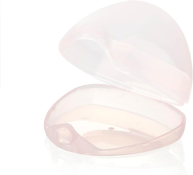 PandaEar 5 Pack Baby Pacifier Case for Diaper Bag, Container Boxes for Travel, Universal Accessories Holders, BPA Free, Pink