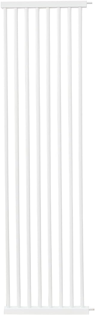 Lumizone Extra Tall Cat Gate Extension Kit 61.02" High Pressure Mounted 16.73" Extra Wide 1.37" Gap No Drilling Tall Pet Gate for Dogs (White, 61.02" H x 16.73" W, Extension)
