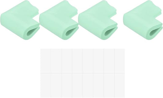 uxcell Corner Guards Edge Protectors, 12Pack U Foam Safety Bumper W Self-Adhesive Tape Furniture Corner Table Edge Guard, 2.16"x1.38"x0.315", Green