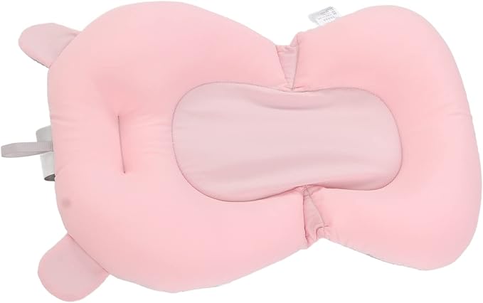 Toddler Bath Seat Baby Bath Seat Cushion, Fixation Large Space Adjustable Bathing Tub Seat for Taking a Shower for Toddler ( Bear)