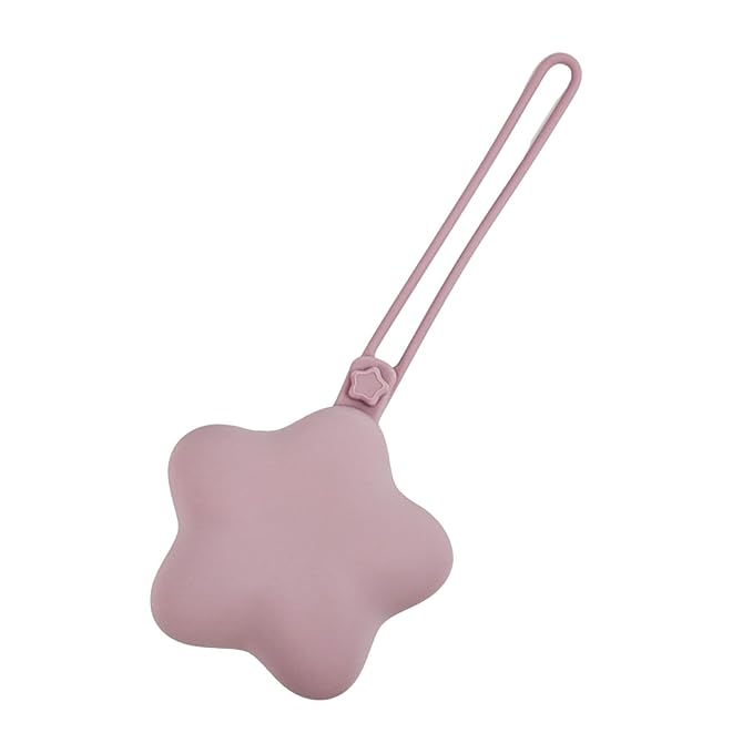 Star Shaped Pacifier Holder Case Silicone Keep Pacifiers Portable & Lightweight for Newborns Baby Boys and Girls