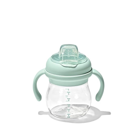 OXO Tot Transitions Soft Spout Sippy Cup with Removable Handles - 6 oz. - Opal