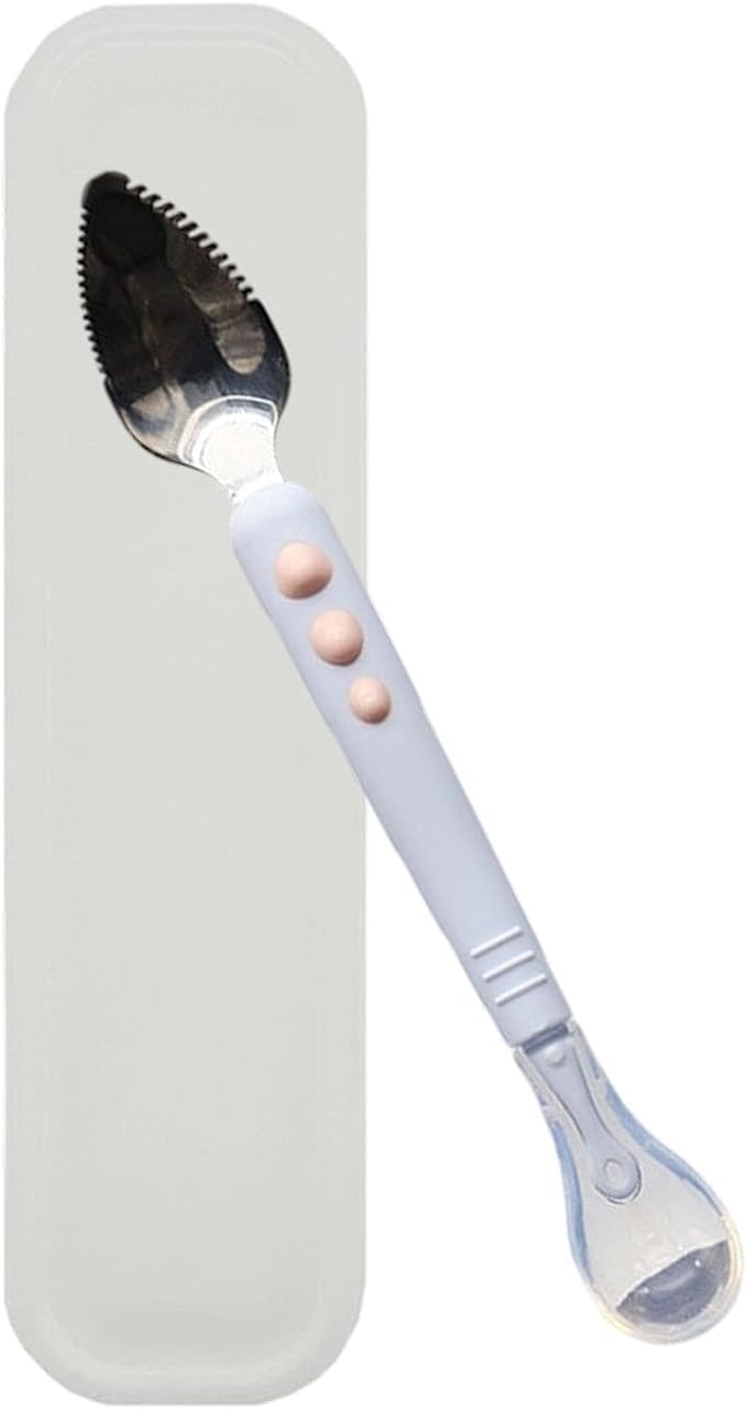 Kids spoons comfort grip kitchen gadgets, Kitchen spoons kids utensils for fruit puree food ice cream home apartment school restaurant travel camping picnic, Durable practical accessory
