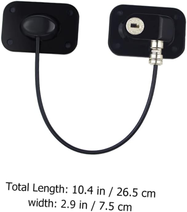 VICASKY 3pcs Protective Locks for Boys and Girls Door Chain Locks for Boys and Girls Seniors