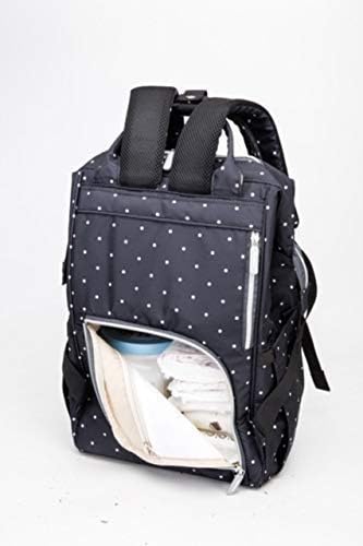 Milky Chic Mommy Diaper Bag- Waterproof USB Charging Port Stroller Straps Changing Pad