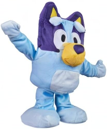 Bluey Dance and Play 14" Animated Plush with Phrases and Songs