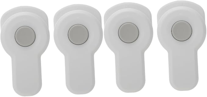 Toyvian 4pcs Safety Oven Lock Kitchen Lock for Proofing Easy to Install Revolving Design Prevents Finger Injuries for Home Safety