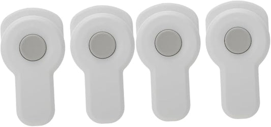 Toyvian 4pcs Safety Oven Lock Kitchen Lock for Proofing Easy to Install Revolving Design Prevents Finger Injuries for Home Safety