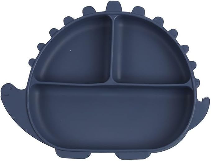 15-Piece Silicone Baby Feeding Set: Includes Suction Plates, Sippy Cup, Bowls, Utensils, Bib – Baby Led Weaning Essentials, BPA-Free, Dishwasher & Microwave Safe (Navy Blue)