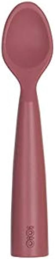MinikOiOi Scooper 100% Silicone Spoon 6 m+ (Rose)