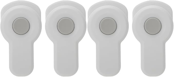 4pcs Safety Oven Lock Security Lock for Oven Doors Construction Easy One-handed Essential Safety for Homes Boys and Girls