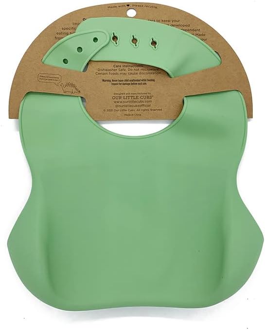 Silicone Baby Bibs Adjustable Fit Baby Bib Waterproof Bibs Baby Eating Supplies Feeding Supplies