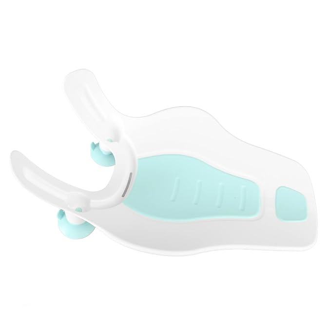 Clean Rinse Baby Bather, Portable Spine Protection Wash Hip Clean Rinse Bather Ergonomic Baby Bath Tub Baby Bath Support Infant Bathtub for Newborn (Mint Green)