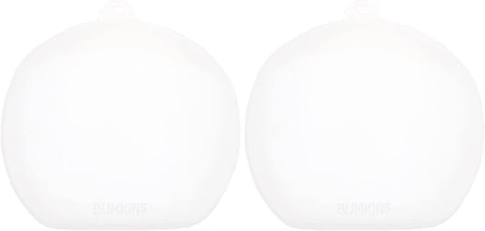 Bumkins Toddler and Baby Suction Plate, Divided Grip Dish Cover for Babies and Kids, Baby Led Weaning, Feeding Supplies, Store and Label Leftovers, Food Prep Portions, Fits Dish and Plate