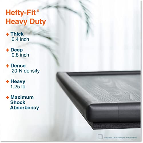 15ft Edge 12 Corners - Bundle & Save - RovingCove HeftyFit Edge Corner Guards, Onyx Black