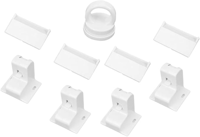 FAVOMOTO 4sets Multi-functional Invisible and Cabinet Latches for Childproofing Furniture Easy Installation for Home Safety