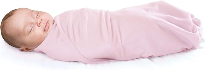 Woolino Baby Swaddle Blanket, 100% Merino Wool Receiving Blanket for Boys & Girls, Swaddles for Newborns 0-3 Months, Pink