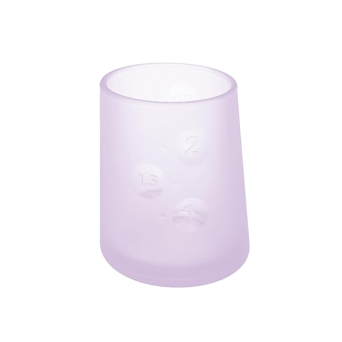 Olababy Feeding Spoon + Olababy First Cup (Lilac, 2 oz)