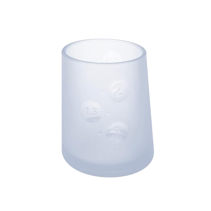 Olababy Feeding Spoon + Olababy First Cup (Blueberry, 2 oz)