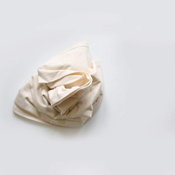 snuggle me Swaddle | Organic Cotton Swaddle Blanket, Soft Stretch, 47 x 47 inches | Natural