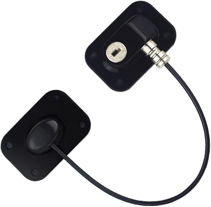 VICASKY Multi Use Safety Lock Childproof Window and Door Lock for Durable Anti Theft Lock for Drawers Refrigerators and More