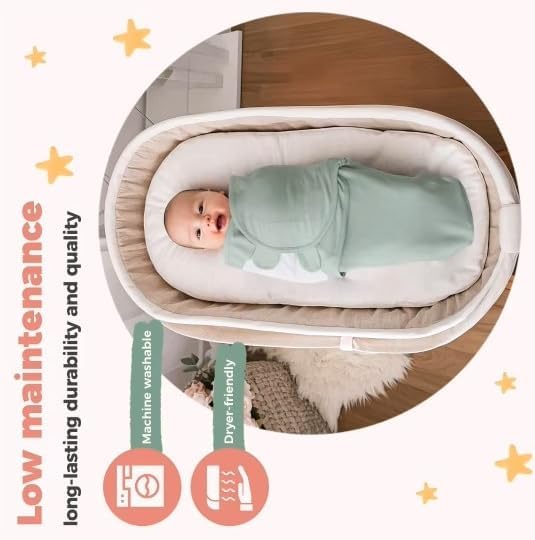 Organic Cotton Baby Swaddle Blankets-3 Pack Ultra-Soft, Breathable & Temperature- Regulating Newborn Receivin Blankets-Gentle on Delicate Skin, Cozy Sleep Aid, Set