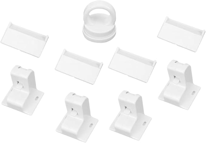 FAVOMOTO 2sets Cabinet Locks for Safety Easy-install Latches Multi-purpose Furniture for Homes