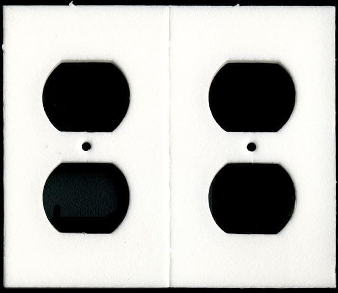 Electrical Outlet Safety Caps For Childproofing/Baby Cover Plugs and Draft Insulation Pack (24 Caps + 20 Gaskets)