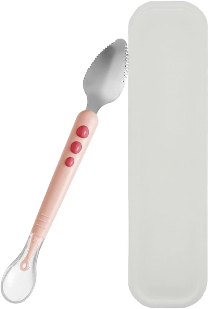 Kids spoons comfort grip kitchen gadgets, Kitchen spoons kids utensils for fruit puree food ice cream home apartment school restaurant travel camping picnic, Durable practical accessory