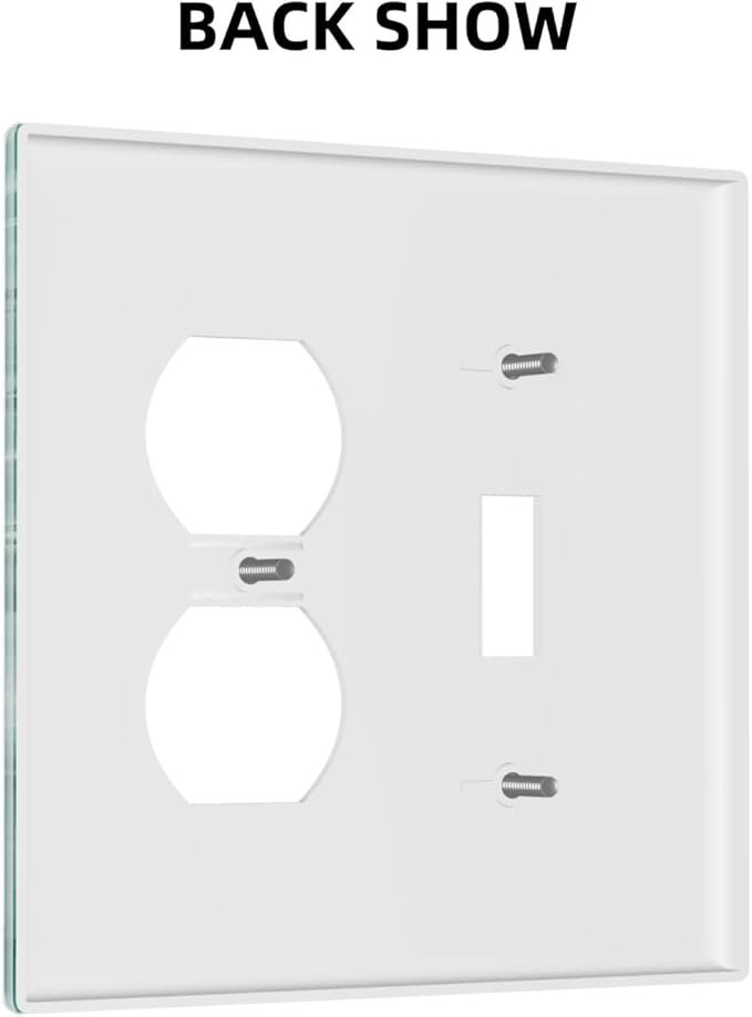 Turquoise Green Tiles Abstract Luxurious Print Wallplates 1 Toggle 1 Duplex Switch Plate Electrical GFCI Faceplate Decorative Light Switch Covers for Bathroom Kitchen Decor
