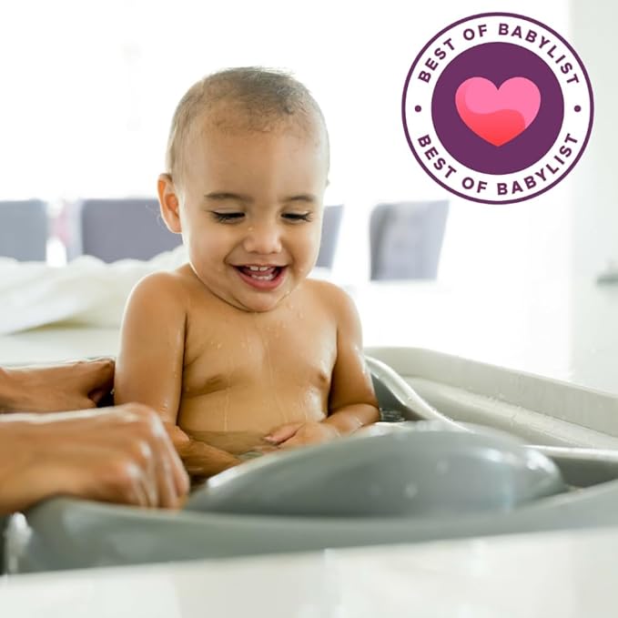 The First Years Renewed Baby Bath Tub - Newborn to Toddler 3-in-1 Baby Tub with Removable Sling - Made with 50% Recycled Material - 0 to 25 LBs