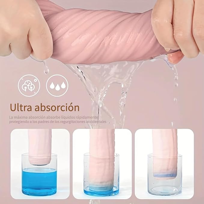 norinori Baby Burp Cloths Muslin Washcloths 6Pack - Muslin Burp Cloths Large 20''x10'' Extra Soft Absorbent Baby Burp Rags for Newborn 100% Cotton for Boys Girls Gift 6 Layers Machine Washable
