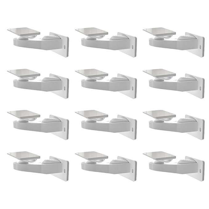 SAFELON 12 Pcs Baby Safety Cabinet Locks Childproof Drawer Locks with Screws, Kids Latch for Drawers and Cabinets, Works with Most Cabinets and Drawers.