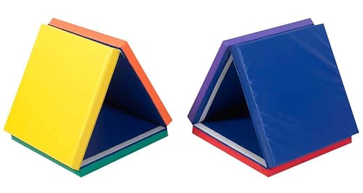 Children's Factory Tent Box Mats, CF331-062, Rainbow, 4'x6', Kids Soft Foam Floor Mats for Playroom or Preschool, Indoor Play Equipment for Classroom