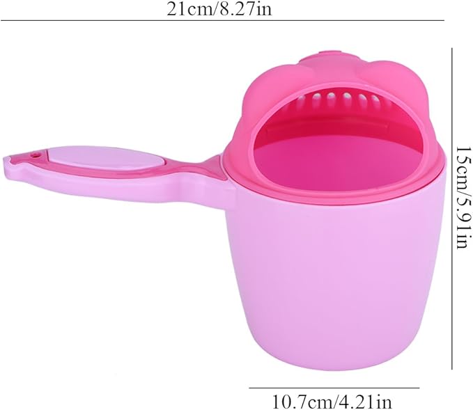 Zerodis Shampoo Cup, Baby Shampoo Cup Cute Kids Wash Hair Bathing Flusher Cup Eye Rinse Cup for Infant Toddler Children()