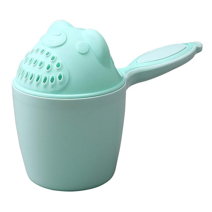 Rinse Shampoo Baby Bath Wash Hair Cup by Protecting Infant Eyes (Green)