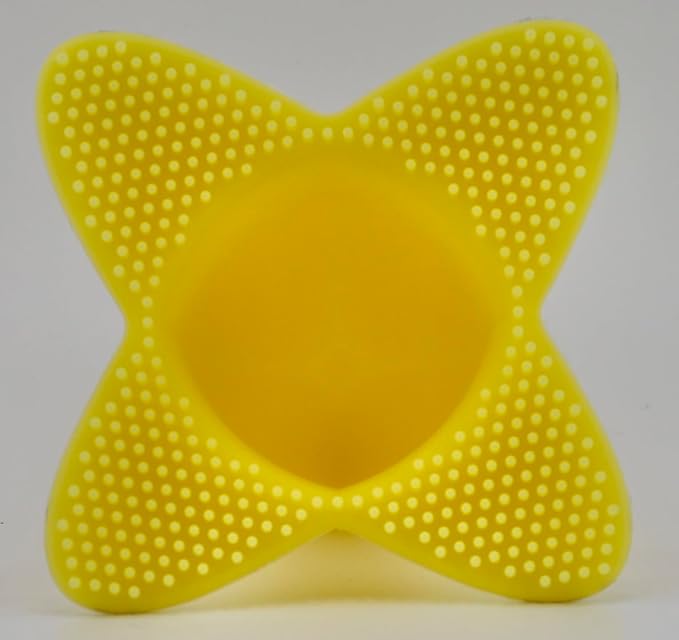 Baby Banana Hair & Scalp Brush for Cradle Cap and Bathtime, Made in USA, Infant to 12 Months, Flexable, Variable Pressure Scalp and Body Scrubber, Sensory Stimulation, Essential Baby Shower Gift