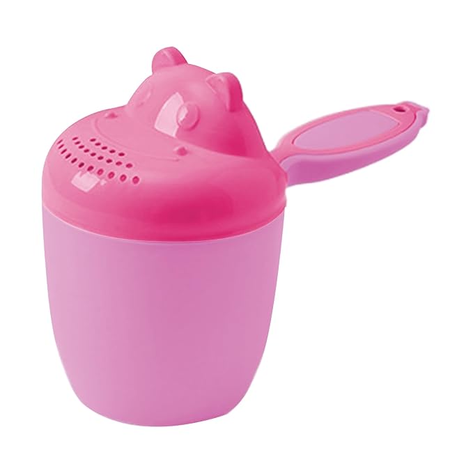 Child Bath Rinse - Children Cartoon Bucket, Safe Shampoo Pourer, Hair Washing Cup, Shower Bathing Time Accessory, Kids Bathtub Bathroom Tool, Daily Fun Bath Necessary 8.27x6.3x4.13 Inches