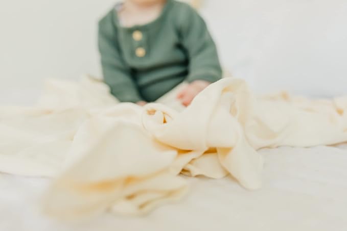 Copper Pearl Swaddle Blankets for Newborns | Soft Stretchy Receiving Blankets for Boys and Girls | Large 46 x 46 Inch Baby Blankets | Lightweight and Breathable Swaddles | Yuma