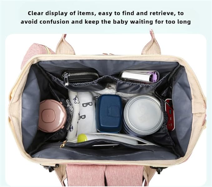 Diaper Bag Backpack, Nappy Bag Gift for Boys/Girl-Mothers Day Gifts,Mommy Bag With USB Charging Port (Green)