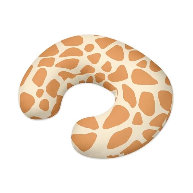 Giraffe Skin Lightweight Breathable Pillow Cover for Infant Snug, Stretchy Neutral Breastfeeding Pillow Cover for Breastfeeding Moms in Home Or Car