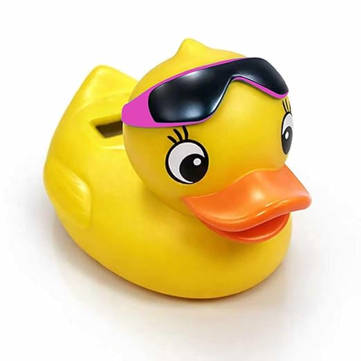 Baby Thermometer - Baby Bath Thermometer, Baby Bath Floating Toy Safety Temperature Water Thermometer Fun Floating Toy for Newborns (Diving-Goggles Duck) - Purple